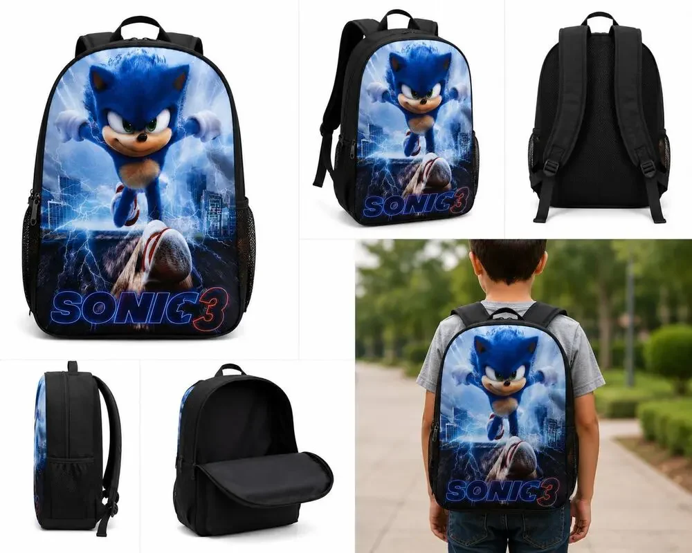Sonic 3 Kids Backpack